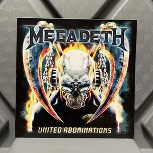 Adesivo Album Promozionale Megadeth United Abominations Dave Mustaine 2007 - Foto 1 di 2