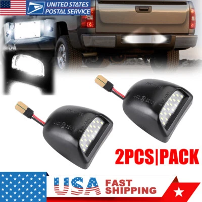 Lámpara de etiqueta de luz LED para GMC Sierra 1500 2500 Chevy Tahoe Silverado Foto 1 de 4