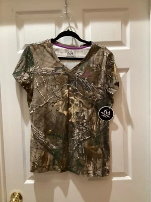 nwt real tree camo t shirt/ women’s XL - Image 1 of 2