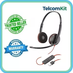 Plantronics Blackwire C3220 209745-201 Auricolari stereo USB-A *IVA incl. - Foto 1 di 2