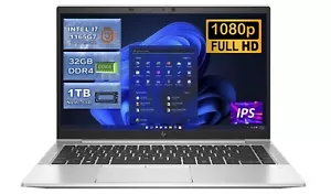 HP EliteBook 840 G8 14" FHD Laptop i7-1165G7 upto 4.7GHz 32GB 1TB NVMe W 11 Pro - Picture 1 of 7