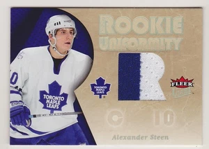 Camiseta Fleer Ultra Alexander Steen 2005-06 uniformidad de novato 2 colores hojas de arce - Imagen 1 de 1