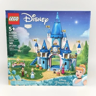 LEGO Disney 43206 Cinderella & Prince Charming’s Castle 365 Pcs Age 5+ NEW - Image 1 of 4