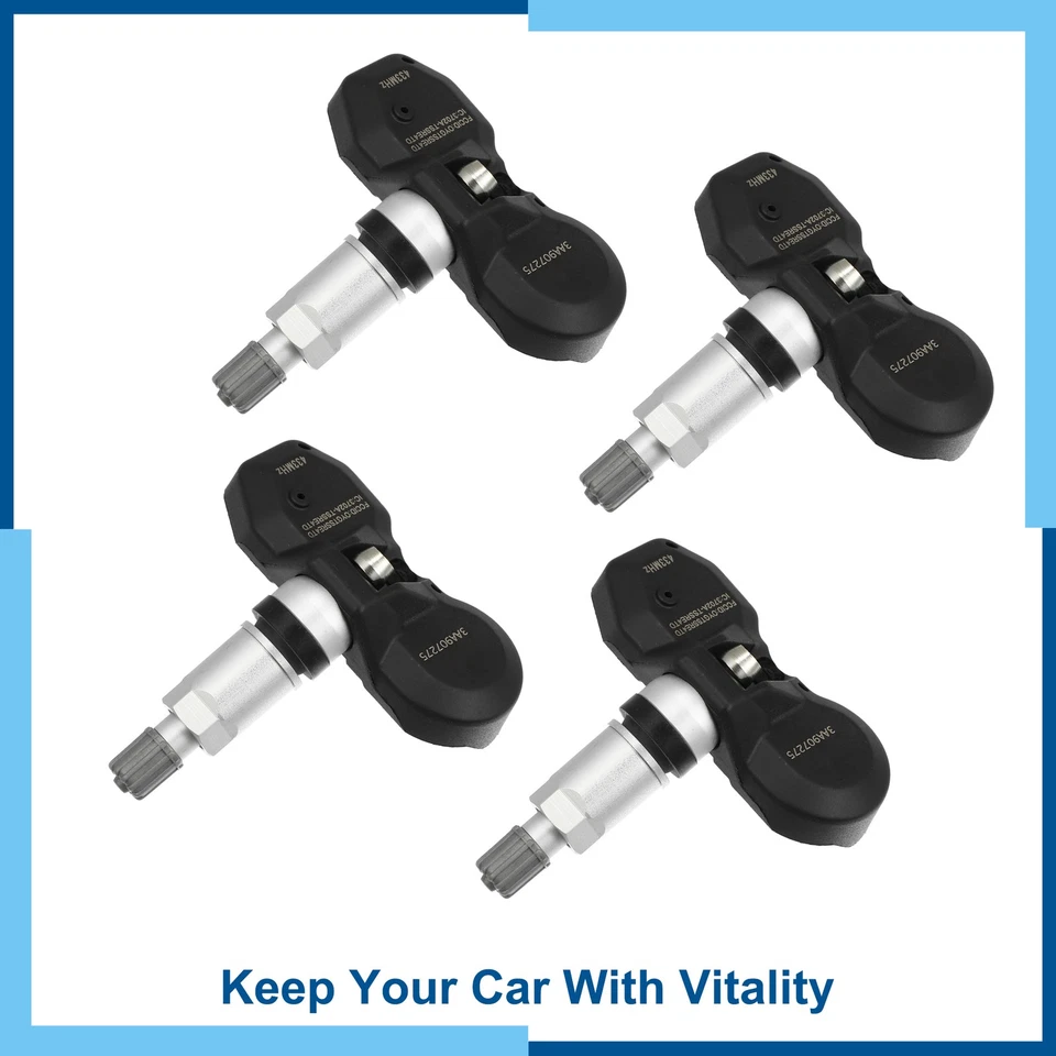 Pack(4) Tire Pressure Monitoring System Sensor TPMS Sensor for Volkswagen CC - Image 1 of 4