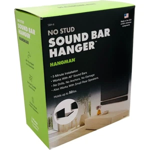 Barra de sonido de montaje en pared ahorcado barra de sonido sin pernos - Imagen 1 de 4