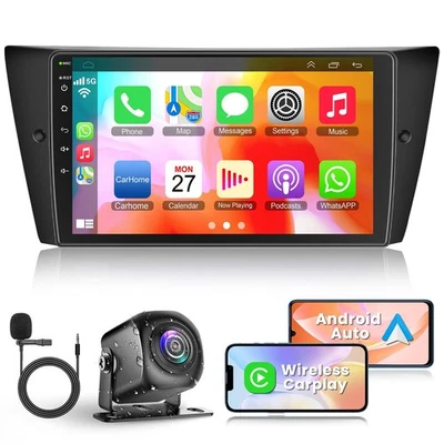 4+64G Car Radio Stereo for BMW 328i 335i 325i E90 E91 E92 E93 3 Series 2006-2011 Foto 1 de 4