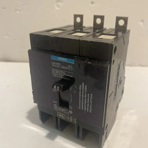 Siemens BQD380 80Amp 3-Pole 480V Bolt-On Breaker | New Take Off | BQD Series⚡️✅ - Picture 1 of 9