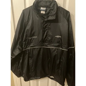 Umbro GUIDANT Black Pullover Windbreaker Jacket Men's Large L - Picture 1 of 7