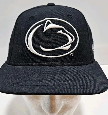 Penn State Nittany Lions Cap New Era 59Fifty Fitted Hat 7 1/4 Navy Blue NCAA - Image 1 of 4
