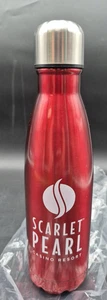 The Scarlet Pearl Resort Water Bottle Red Stainless Steel Insulated Tumbler - Picture 1 of 6