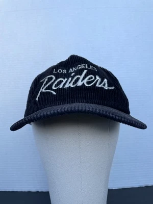De colección 80’s 90’s LA Raiders Deportes Especialidades El Cordón Pana Correa Sombrero Trasero Foto 1 de 4