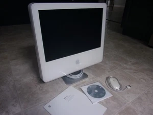 APPLE Macintosh iMAC G5 17" Desktop COMPUTER Mouse ALL DISCS Manual NOT WORKING - Picture 1 of 2