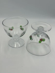 Artland Holly Days verschmolzene Dessertgläser Schalen Holly Berry 2 - Bild 1 von 14
