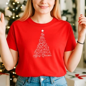 2025 Christmas unisex tshirt,Night before Christmas Family ,Hope Tree (CH) - Picture 1 of 5