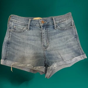 Hollister Short Shorts Women's SIze 25 High Rise 2” Inseam Jean Shorts Hoochie - Picture 1 of 6