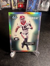 Brock Bowers 2023 Bowman Chrome University 1955 Retro Insert RC #55BF-3 Georgia