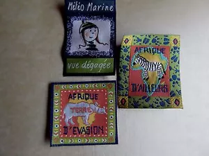  DECOR 3  ECUSSONS  PATCHS TISSES@RUBBON - Picture 1 of 4