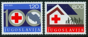 JUGOSLAVIA 1975: CROCE ROSSA SERIE COMPLETA NUOVI COME DA FOTO - Foto 1 di 2