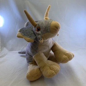 Wild Republic Large 12" Triceratops Dinosaur Plush Stuffed Animal Toy - Picture 1 of 5