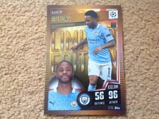 RAHEEM STERLING MATCH ATTAX 101 2020/21 CARD GOLD LIMITED EDITION LE7G MINT NEW