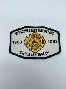 Missouri State Fire School 1933 1983 Golden Anniversary MO Patch - Picture 1 of 3