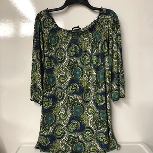 INC Women's Crinkled Off Shoulder Top (Size M) Stretch - Picture 1 of 5