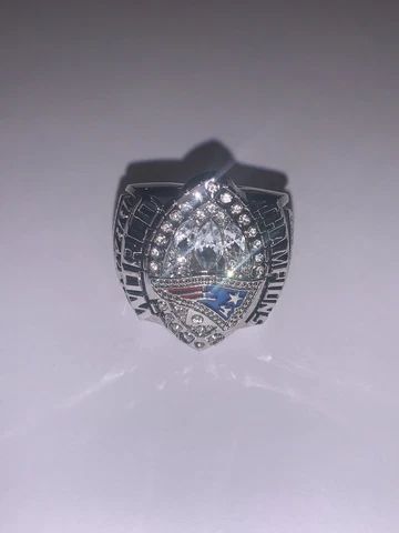 2004 New England Patriots Championship Replica Super Bowl Player Ring Size 11 Cover
