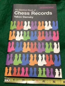 The Batsford Book of Chess Records by Yakov Damsky Like New PB - Bild 1 von 4