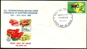 1970 Australia XI International Grassland Congress 5c Excelsior Unaddressed FDC - Imagen 1 de 1