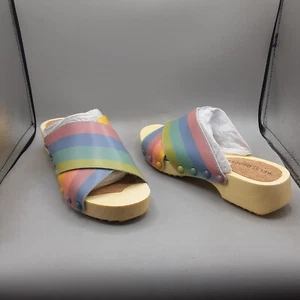 Kelsi Dagger Gear Sandals Women's 6.5M Rainbow Colorful B921 - Picture 1 of 11