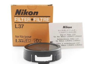 *UNUSED Boxed* Genuine Nikon Filter L37 for L35 AF2  / L35 AD2 From Japan 815665 - Image 1 of 4