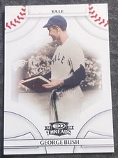 2008 Donruss Threads George Bush Yale 