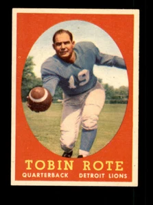 1958 Topps #94 Tobin Rote EX - Picture 1 of 2