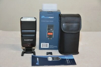 Flashpoint Zoom Flash for Sony Cameras w/ Box _ Free flash diffuser *** NEW *** - Image 1 of 4