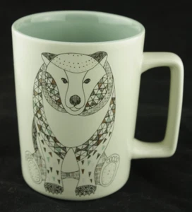 Starbucks Geometric Mosaic Color Art Animal Polar Bear 12 Oz Coffee/Tea Cup Mug - Picture 1 of 5