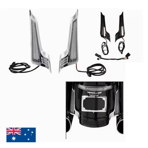 Motorcycle Rear Fender LED Light Turn Singal Harley Road King Street Glide 15-23 - Picture 1 of 9
