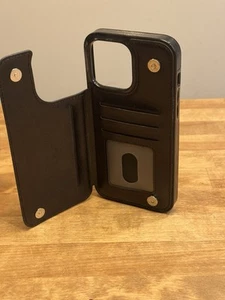 Brand New Samsung Galaxy S22 Plus Leather Wallet Case with Strap - Black - Picture 1 of 8