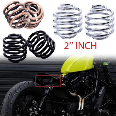 2-дюймовый спиральный кронштейн для одиночных пружин сиденья мотоцикла для Harley Bobber XL883 - Изображение 1 из 4
