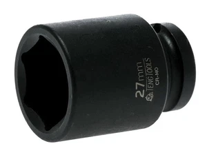Teng - Impact Socket Hexagon 6 Point 1/2in Drive 27mm - Picture 1 of 1