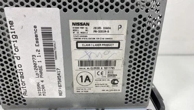 Autorradio original NISSAN MICRA 4 PHASE 1 28185-1HA0A - Imagen 1 de 4