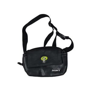 Vintage Sony Discman  Walkman Cd Projects Bag Case Holster Leather Model CP-1S - Picture 1 of 10