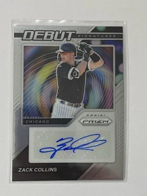 2021 Panini Prizm - Debut Signatures Zack Collins #DS-ZC - White Sox - Image 1 of 2