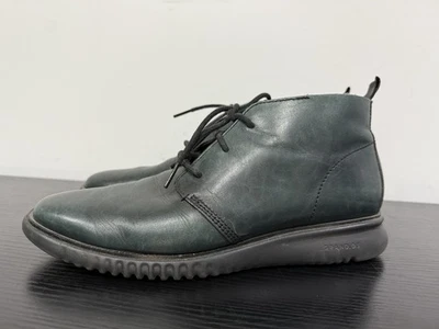 Cole Haan 2.ZeroGrand Chukka Boots Mens Size 9 Dark Green C26198 - Image 1 of 4