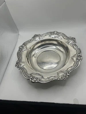 Tazón/plato redondo para verduras vintage Gorham Chantilly plata esterlina 10" #745 Foto 1 de 4