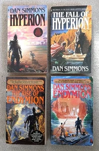 Dan Simmons = HYPERION CYCLE = Hyperion (2) + Endymion (2) = 4 pbks - Picture 1 of 4