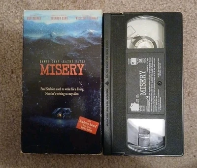 Misery - VHS - Stephen King Horror Movie - Kathy Bates - 1991 Foto 1 de 3
