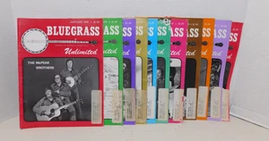 Vintage 1976 Bluegrass Unlimited Magazine 11 Issues No May - Picture 1 of 16