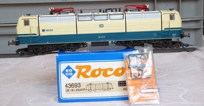 Roco 43693 H0 Mehrsystem-E-Lok Br 181 213-0 Saar Europalok La DB Époque 4/6 Dss - Photo 1/4