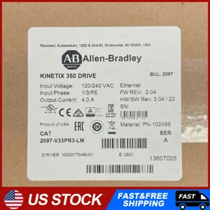 Servoaccionamiento Kinetix 350 2097-V33PR3-LM nuevo sellado de fábrica AB 2097 V33PR3 LM - Imagen 1 de 4