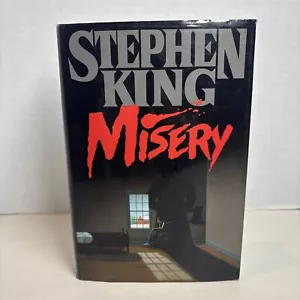 Misery - Stephen King (1987, First Edition) - 1st Printing Viking HC Dust Jacket - Foto 1 di 15